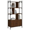 vidaXL Libreria Ante Rovere Marrone 76,5x30x154,5 cm Legno Multistrato