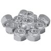 vidaXL Dado 12 pz Argento M6 x 10 mm Ferro