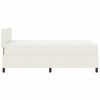 vidaXL Letto a molle Crema e Bianco 193 x 120 x 88 cm