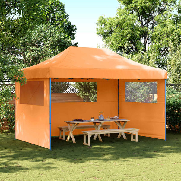 vidaXL Tenda Party Arancione 292 x 440 x 315 cm Tessuto Oxford