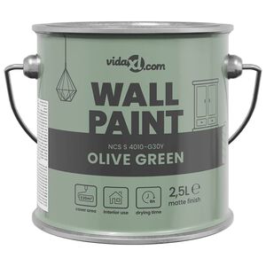 vidaXL Pittura murale Verde