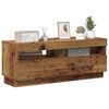 vidaXL Mobile Porta TV con LED Legno Antico 100x35x40 cm Truciolato