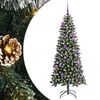vidaXL Albero di Natale artificiale con 150 LED Verde 150 cm
