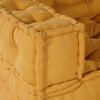 vidaXL Divano modulare 2 pcs Giallo 140 x 70 x 56 cm Tessuto