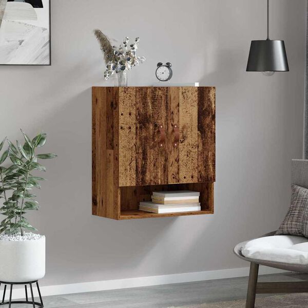 vidaXL Armadietto a muro Legno antico 60 x 31 x 70 cm