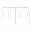 vidaXL Testiera di Ricambio in Metallo Bianco 180 cm