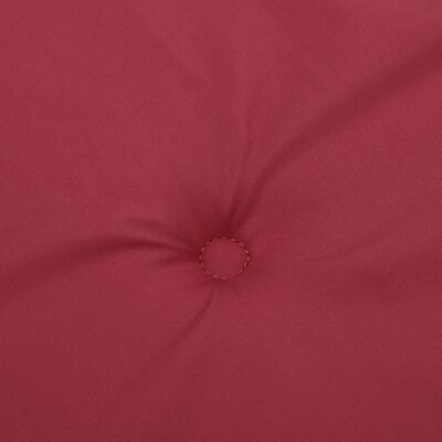 vidaXL Cuscino per Panca Rosso Vino 150x50x3 cm in Tessuto Oxford
