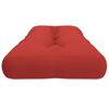 vidaXL Cuscino per Pallet Rosso 120x40x12 cm in Tessuto
