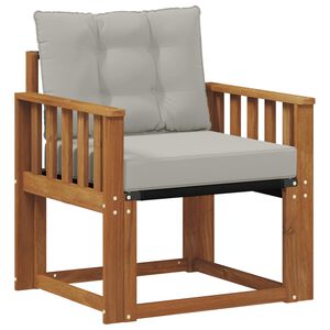 vidaXL Set di divani da esterno Legno di Acacia Massello e Textilene