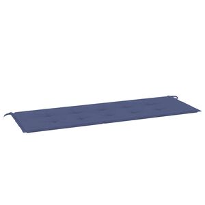vidaXL Cuscino Panca da Giardino Blu Marino 150x50x4 cm Tessuto Oxford