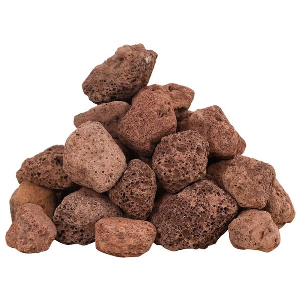 vidaXL Rocce Vulcaniche 10 kg Rosse 3-5 cm
