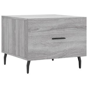 vidaXL Tavolino da Salotto Grigio Sonoma 50x50x40 cm Legno Multistrato