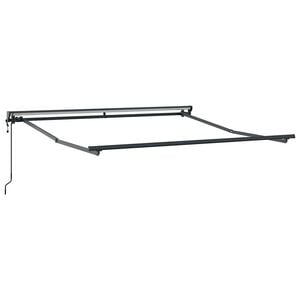 vidaXL Struttura della tenda Regolabile Antracite 3 x 2,5 m Acciaio