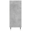 vidaXL Credenza Grigio Cemento 57x35x90 cm in Legno Multistrato