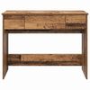 vidaXL Tavolo per Cosmetici Legno vecchio 100 x 45 x 76 cm