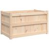 vidaXL Fioriera da Giardino 90x50x50 cm in Legno Massello di Pino