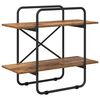 vidaXL Libreria 2 livelli 80 x 35 x 70 cm PB Legno di quercia