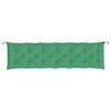 vidaXL Cuscino per Panca Verde 200x50x7 cm in Tessuto Oxford