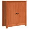 vidaXL Credenza Marrone cerato 70 x 35 x 80 cm Pino massello