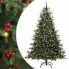vidaXL Albero di Natale artificiale con 300 LED Verde 240 cm