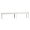 vidaXL Panca Giardino 2 Posti Bianca 203,5x44x45cm Legno Massello Pino