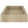 vidaXL Mensole Loggia 2 pz Rovere 40x15x4 cm in MDF