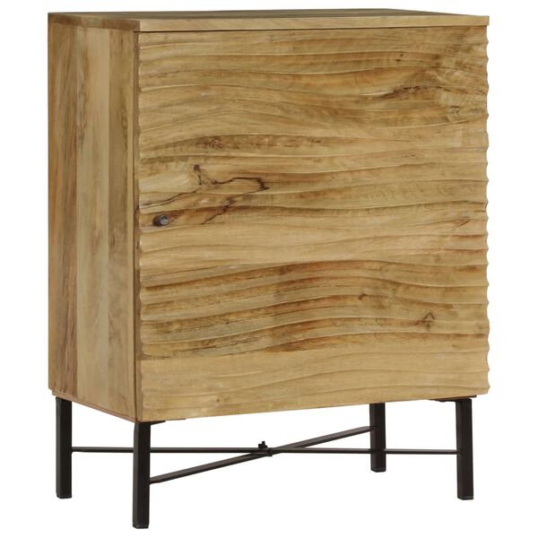 vidaXL Credenza in Legno Massello di Mango 60x35x75 cm