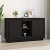 vidaXL Credenza Nera 102x35x60 cm in Legno Multistrato