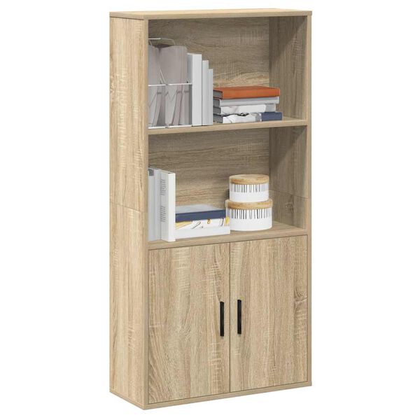 vidaXL Libreria Rovere Sonoma 60x24x120 cm in Legno Multistrato