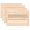 vidaXL Ante con Design a Lamelle 4 pz 39,5x59,4 cm in Legno di Pino