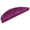 vidaXL Tappetini per scale 20 pz 56x17x3 cm Viola Semicircolari