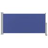 vidaXL Tenda Laterale Retrattile per Patio 120x300 cm Blu
