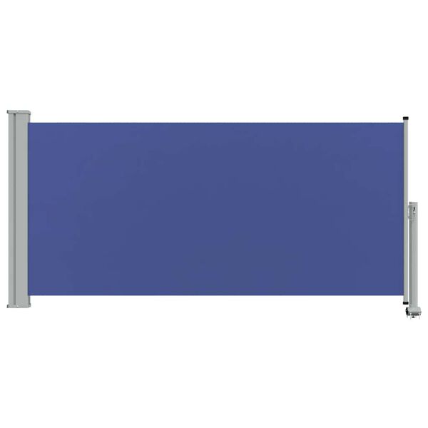 vidaXL Tenda Laterale Retrattile per Patio 120x300 cm Blu