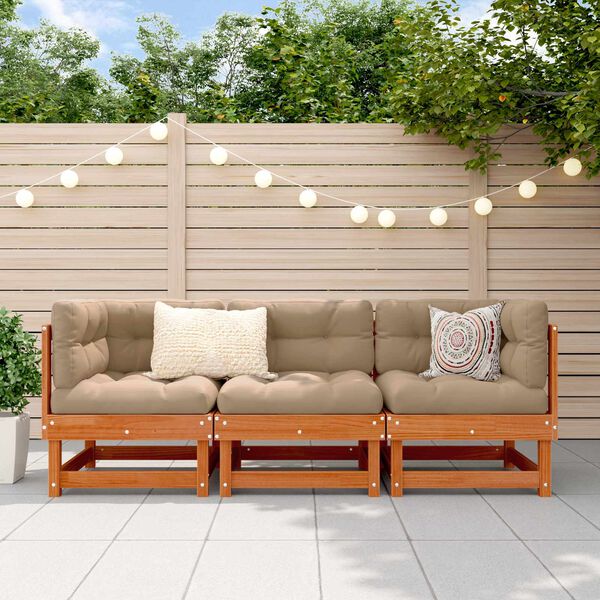 Unit&agrave; Divano Sezionale Marrone Cera 183 x 61 x 62 cm