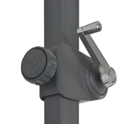 Ombrellone Balcone Palo In Alluminio Sabbia 270x144 Cm A Meta