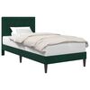 vidaXL Struttura del letto Verde Scuro 90 x 190 cm Velluto