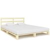 vidaXL Giroletto in Pallet di Legno Massello di Pino 200x200 cm
