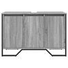 vidaXL Mobile Lavabo Bagno Grigio Sonoma 91x35x60 cm in Truciolato