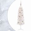 vidaXL Albero di Natale Artificiale Slim con Palline 150 cm 150 LED