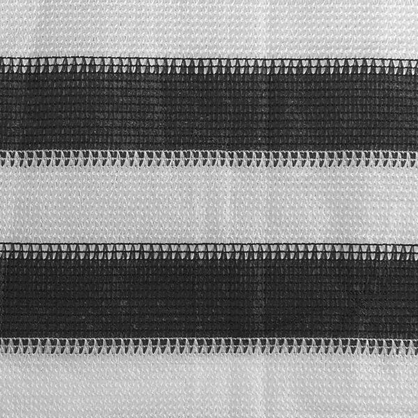 vidaXL Paravento da Balcone HDPE 90x300 cm Antracite e Bianco