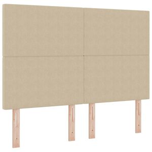 vidaXL Testiera Grigio Verde Chiaro 144 cm Pelle Sintetica