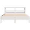 vidaXL Letto senza Materasso Bianco 140x200 cm Legno Massello di Pino