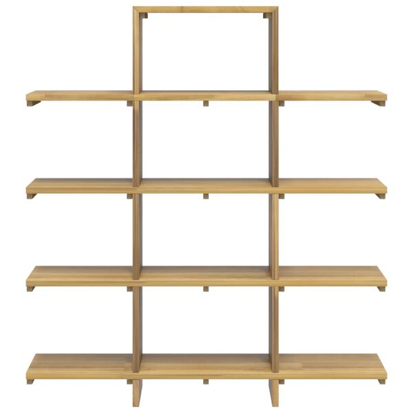 vidaXL Libreria 100x30x120 cm in Legno Massello di Teak