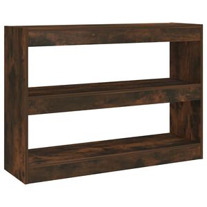 vidaXL Libreria/Divisorio Rovere Fumo 100x30x72 cm