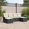 vidaXL Set Divano da Giardino con cuscino 6 pcs Poly Rattan