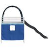 vidaXL Struttura del letto loft per bambini Bianco e Blu 79,5 x 200 cm