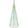 vidaXL Albero di Natale a Cono Colorato 732 LED 160x500 cm
