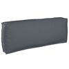 vidaXL Cuscino Tessuto Oxford Antracite 120 x 40 x 12 cm