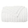 vidaXL Coperte da Pile 6 pcs Bianco 240 x 220 cm Panno