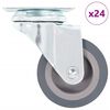vidaXL Ruote Girevoli 24 pz 50 mm